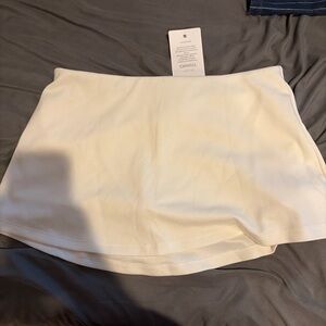 Cream Mini Skirt